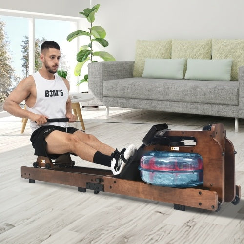 Holzernes Indoor-Heimfitness Rudergerat
