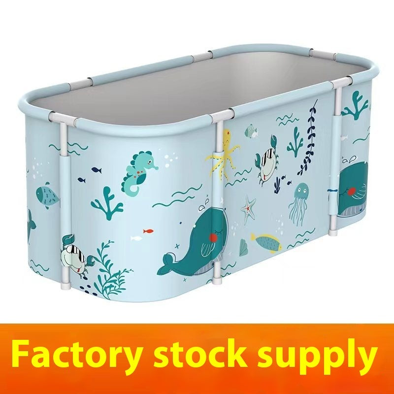 Foldable Bath Bucket Household Thickened Installation-free