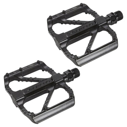 1 Pair Bicycle Pedals Mountain Road Bike Cycling Anti Slip Bearing Pedals Black
