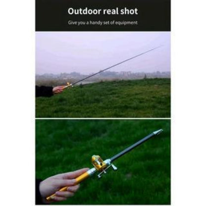 2-Pack Pocket-Size Pen Style Fishing Rod – Aluminum Alloy