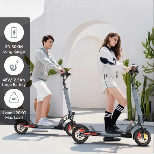 Oakda A1 Folding Electric Scooter – 800W, 48V, Black, EU/USA