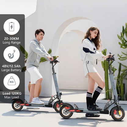 Oakda A1 Folding Electric Scooter – 800W, 48V, Black, EU/USA