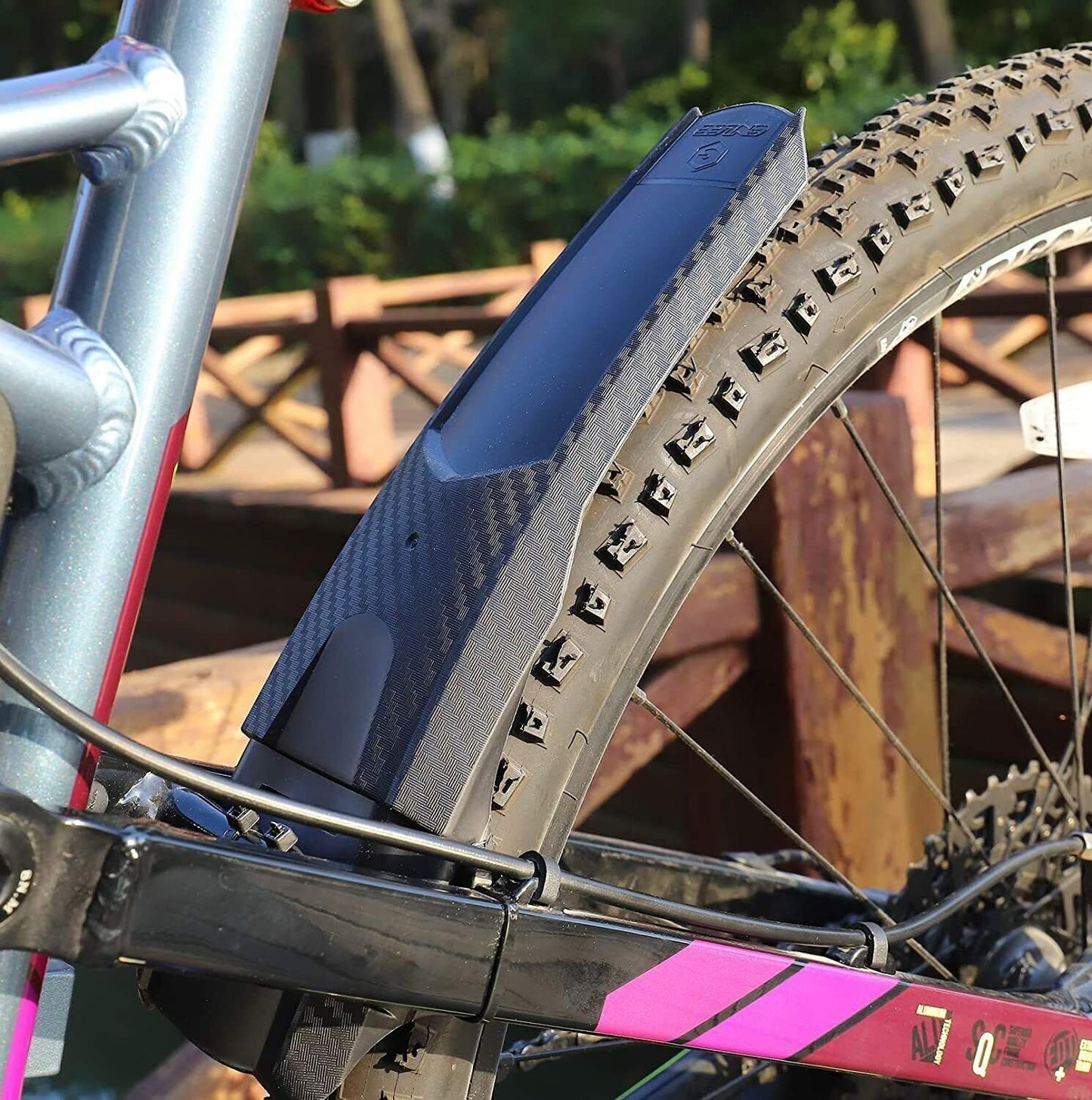 2PCS Cycling  Mudguard Mud Guard Mountain Bike Bicycle Fender Front Rear Tyre