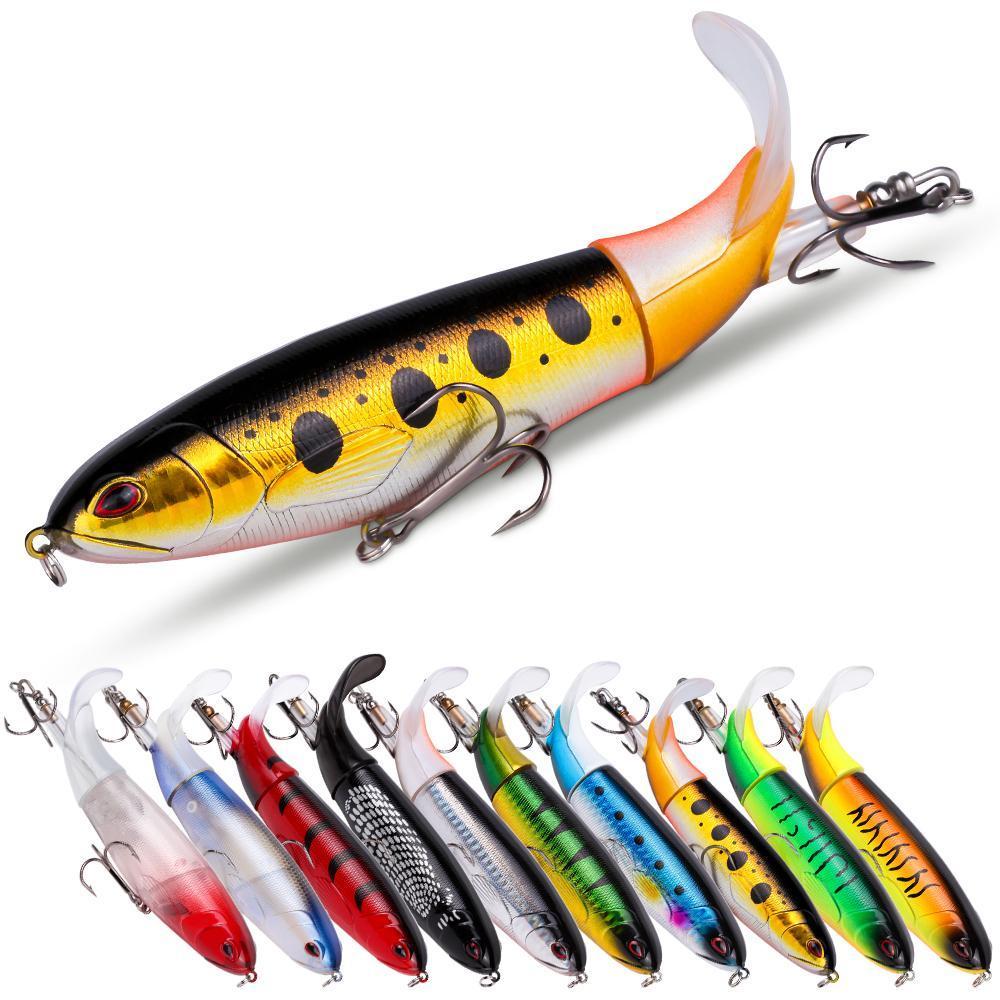 20-Piece Topwater Fishing Lure Set – 13g/35g Poppers for Bass & Pike