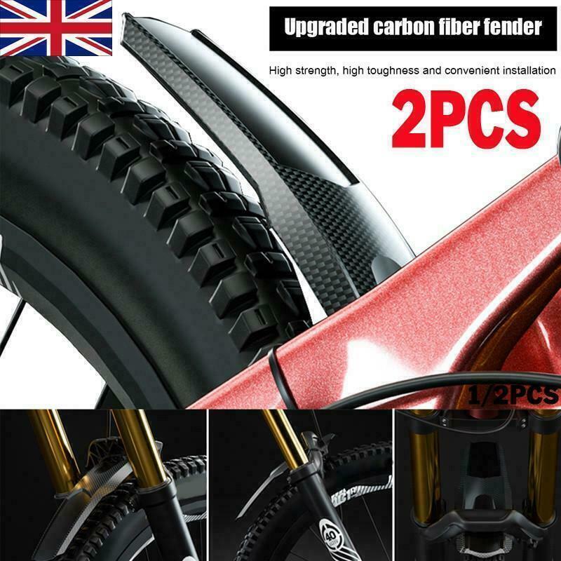 2PCS Cycling  Mudguard Mud Guard Mountain Bike Bicycle Fender Front Rear Tyre