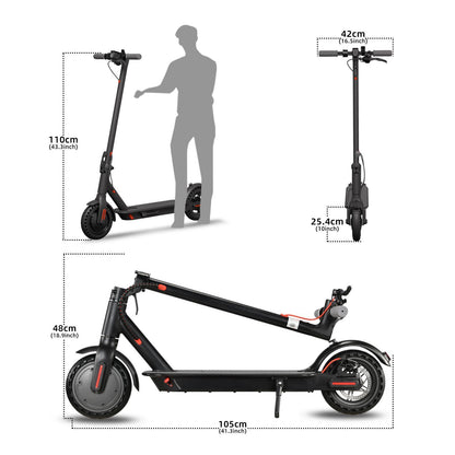 App-Controlled Smart Electric Scooter – 350W, 25km/h, 35km Range