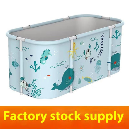 Foldable Bath Bucket Household Thickened Installation-free