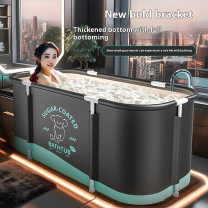 Foldable Bath Bucket Household Thickened Installation-free