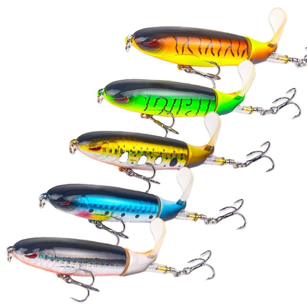5-Pack Topwater Pencil Fishing Lures – 13g 10cm Hard Baits