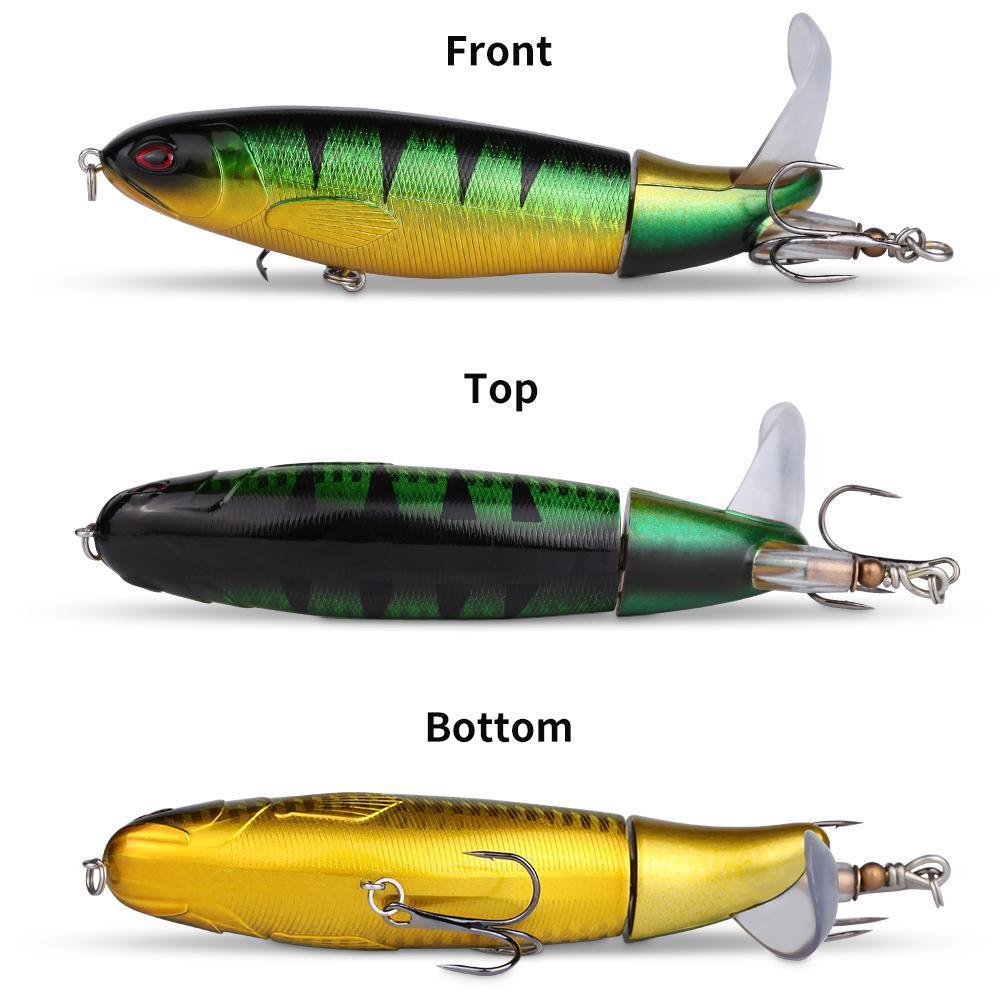 20-Piece Topwater Fishing Lure Set – 13g/35g Poppers for Bass & Pike