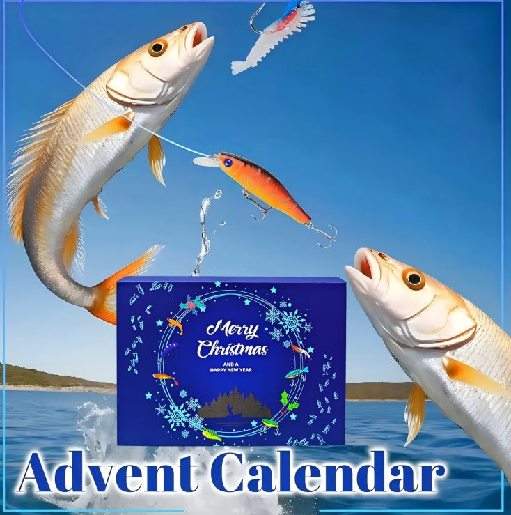 Christmas Countdown Fishing Calendar – 24-Day Fishing Lure Gift Set