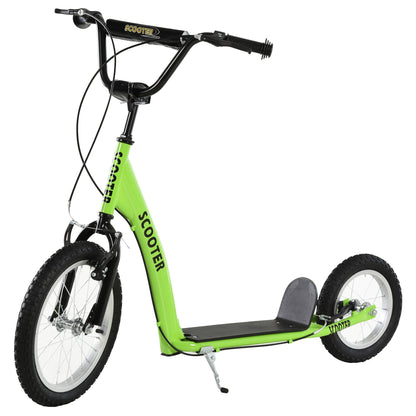 Youth Scooter – Adjustable Handlebar, Dual Brakes & Inflatable Wheels