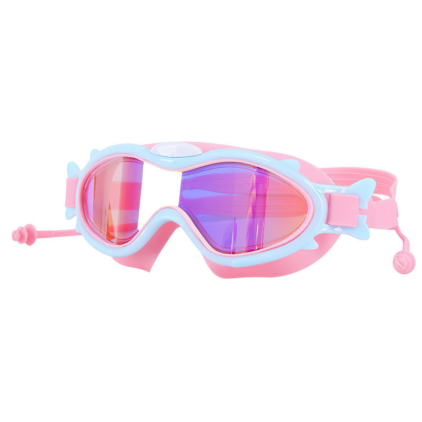 3 Colors Available – Kids Swim Goggles with Ear Plugs, UV Protection, Anti-Fog, Leak-Proof – Ages 3-16 – Pool, Beach, Water Park