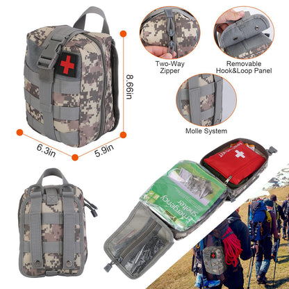 125 In 1 Survival Kit, Professional Survival Equipment, Equipment, Tools, First Aid Supplies, For SOS Emergency Tactical Hiking, Hunting, Disaster, Camping Expedition - Not Shipped On Weekends