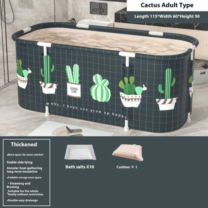 Foldable Bath Bucket Household Thickened Installation-free